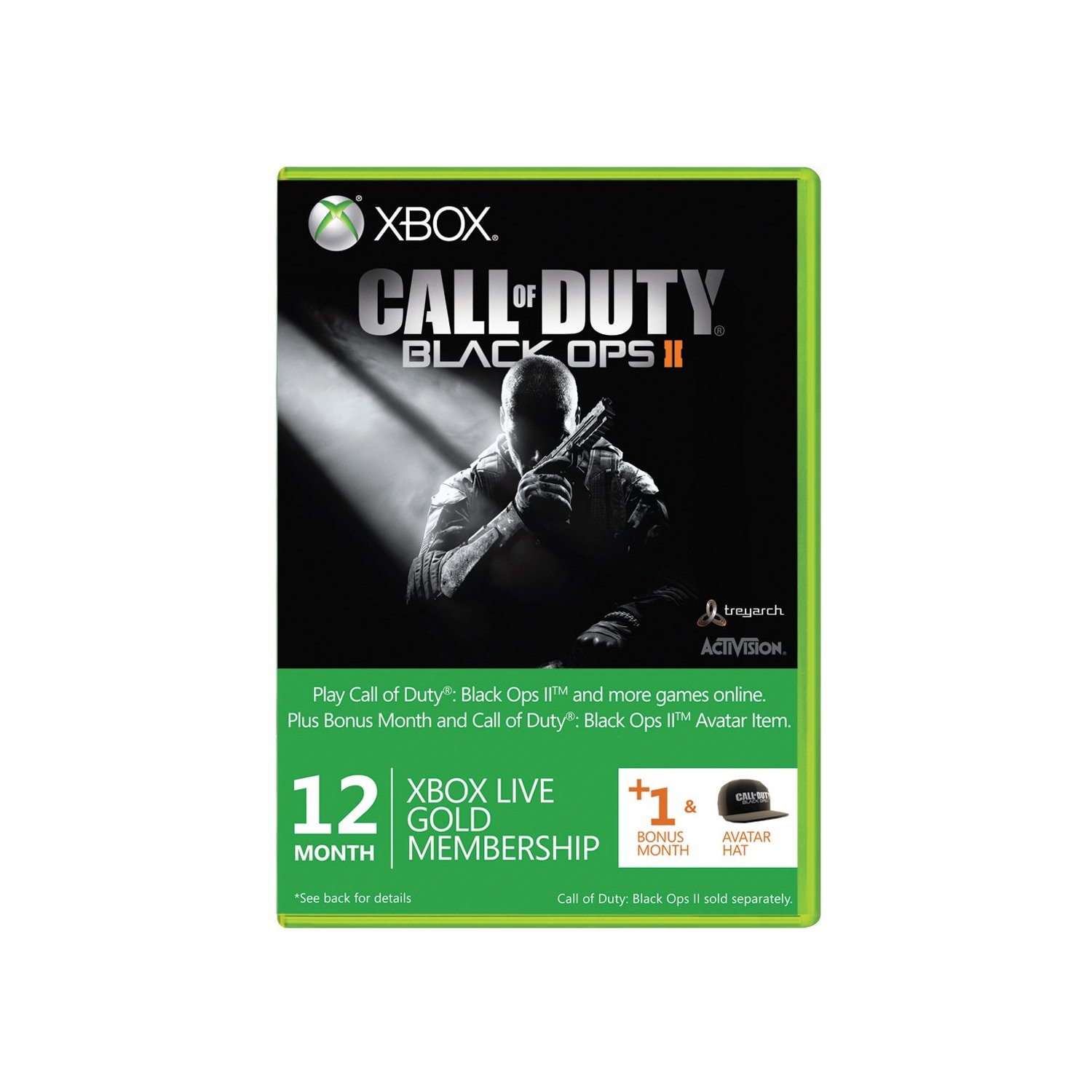 Call Of Duty Black Ops 2 Xbox Key Xbox Live 12-Month +1 Gold Membership Card (Call of Duty: Black Ops II