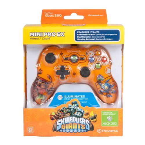 Skylanders Mini Pro EX Controller for Xbox 360 (Orange) image 1