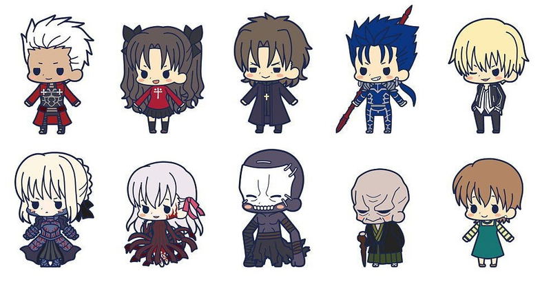 Kotobukiya Fate/Stay Night Chapter 2 Rubber Strap Collection image 1