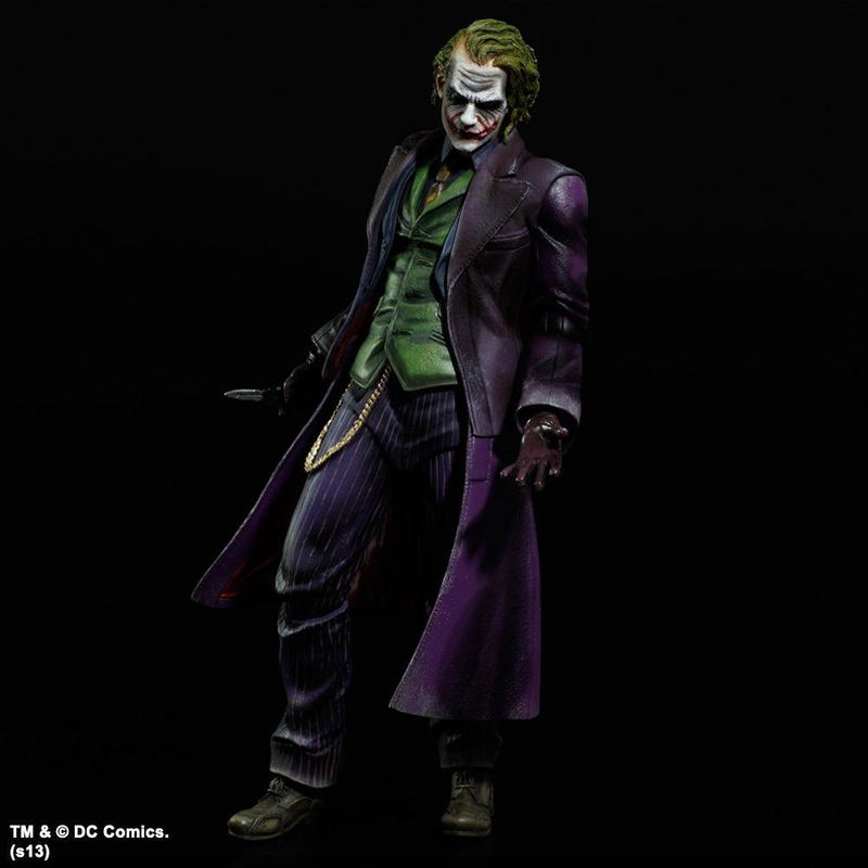 Play Arts Kai Batman The Dark Knight Trilogy Non Scale Pre-Painted Figure: Joker image 3