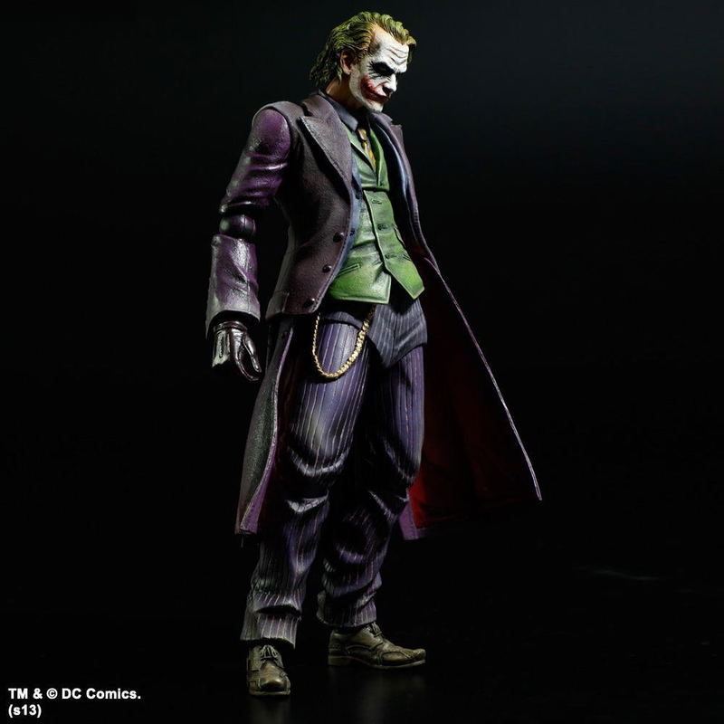 Play Arts Kai Batman The Dark Knight Trilogy Non Scale Pre-Painted Figure: Joker image 5