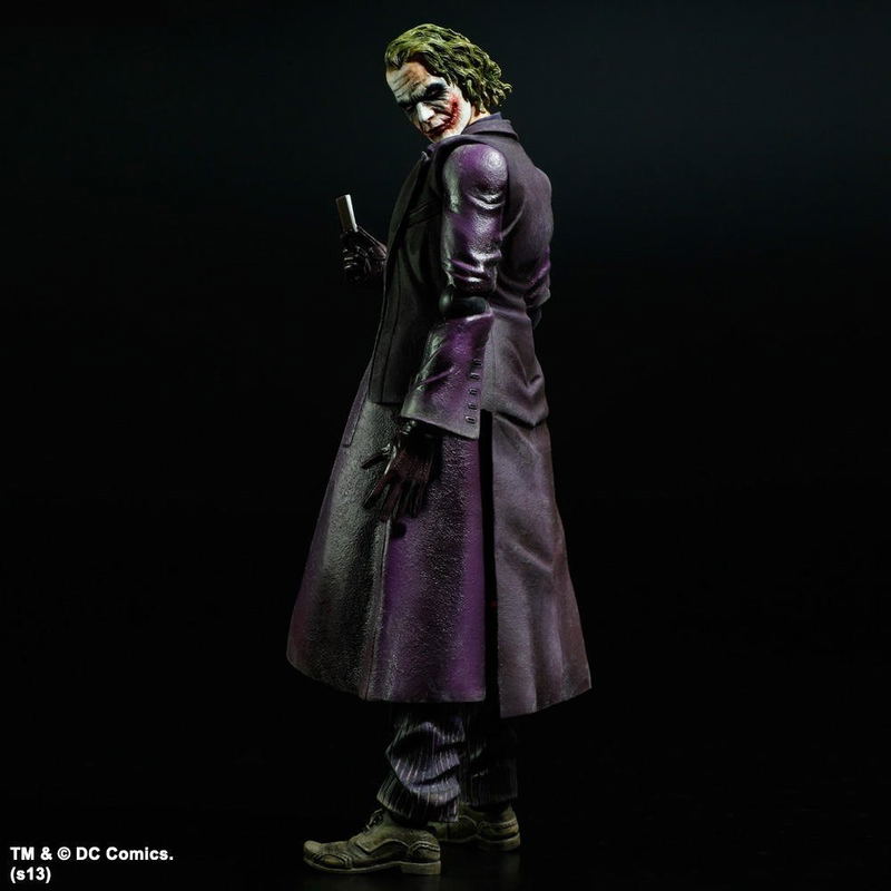 Play Arts Kai Batman The Dark Knight Trilogy Non Scale Pre-Painted Figure: Joker image 7