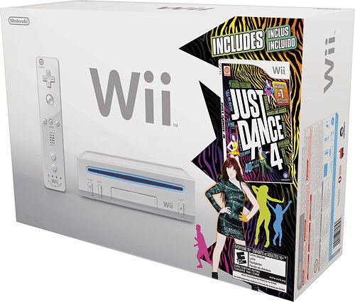 Nintendo Wii Console (White) - Just Dance 4 Bundle image 1