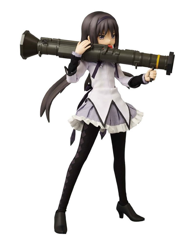 Real Action Heros Puella Magi Madoka Magica Non Scale Pre-Painted PVC Figure: RAH615 MGM Akemi Homura image 2
