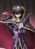 S.H.Figuarts Code Geass Lelouch of the Rebellion R2 Non Scale Pre-Painted PVC Figure: Lelouch Lamperouge Zero R2 Costume Ver. thumbnail 2