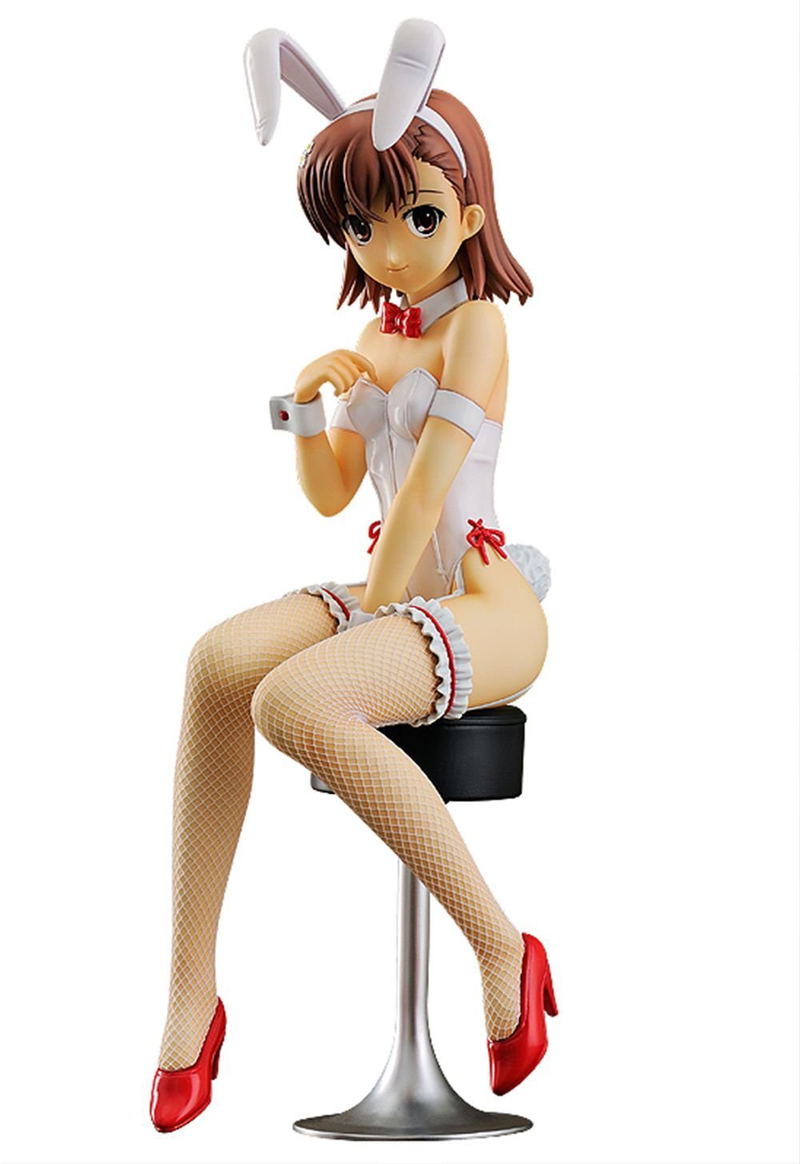 To Aru Kagaku no Railgun 1/4 Scale Pre-Painted PVC Figure: Misaka Mikoto Bunny Ver. image 1