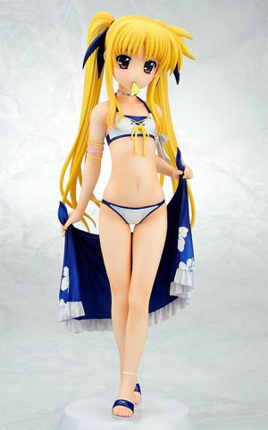 Magical Girl Lyrical Nanoha The Movie 1st 1/4 Scale Pre-Painted  PVC Figure: Fate Testarossa Swimsuit ver.