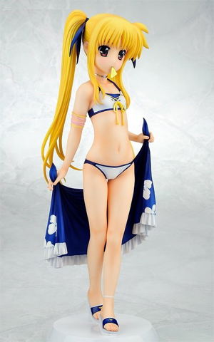 Magical Girl Lyrical Nanoha The Movie 1st 1/4 Scale Pre-Painted  PVC Figure: Fate Testarossa Swimsuit ver.