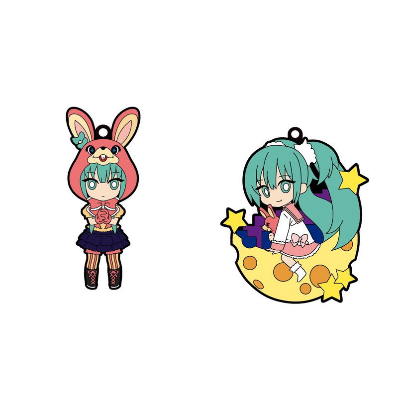 Hobby Stock Character Vocal Series Pikuriru! Hatsune Miku Rubber Strap #06 LOL - Lots Of Laugh image 1