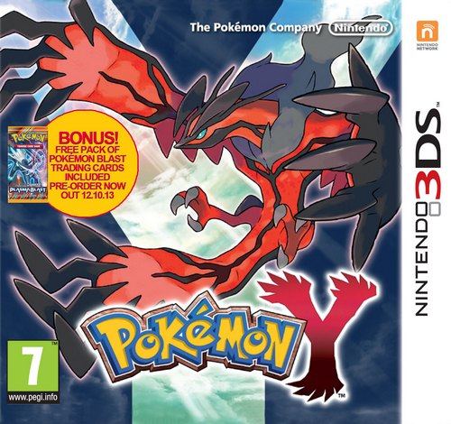 pokemon x and y game card