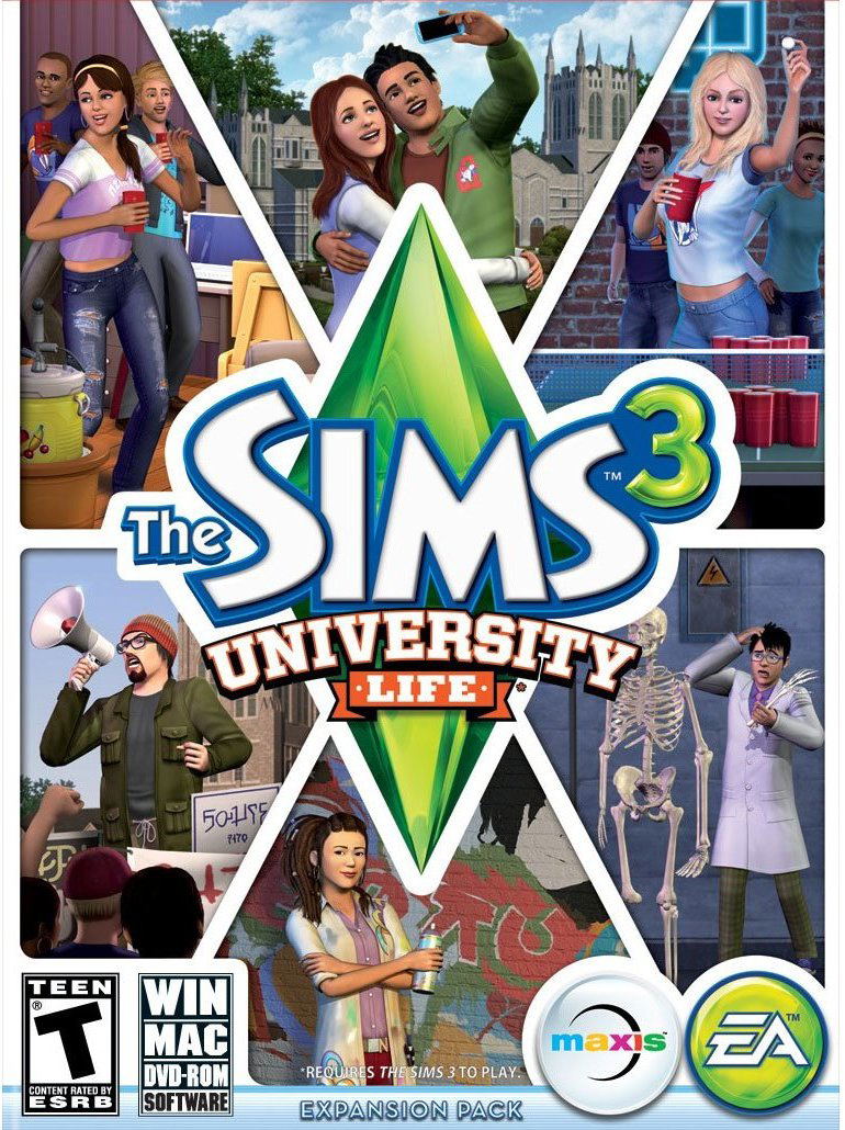 The Sims 3: University Life (DVD-ROM) image 1