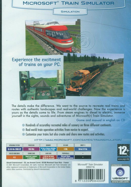 Microsoft Train Simulator (Ubisoft Exclusive) for Windows