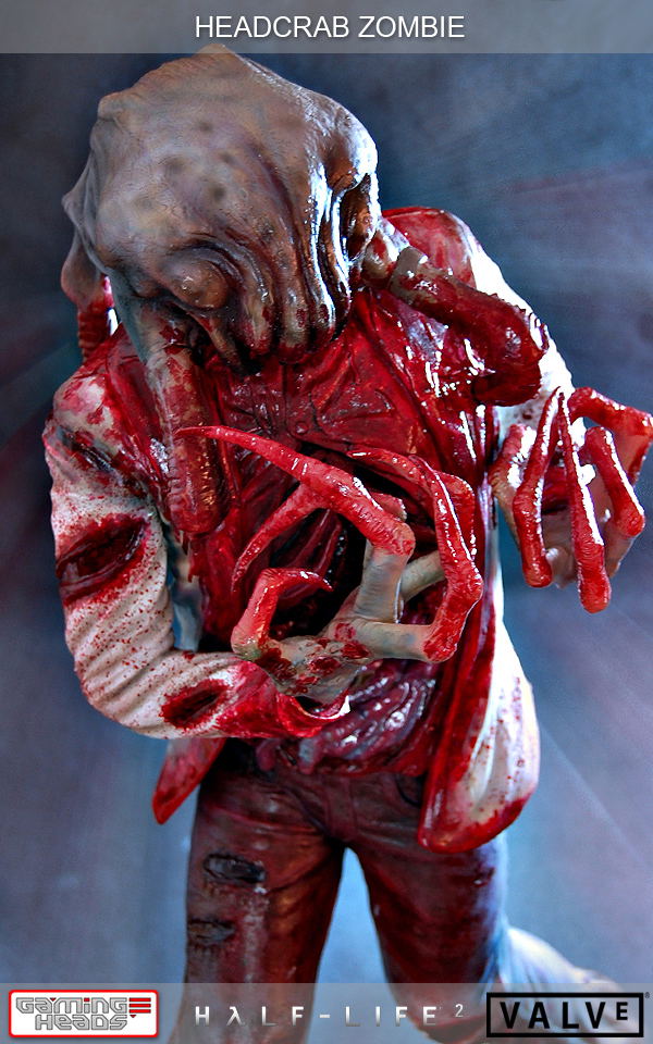Gaming Heads Statue Half-Life: Headcrab Zombie image 2
