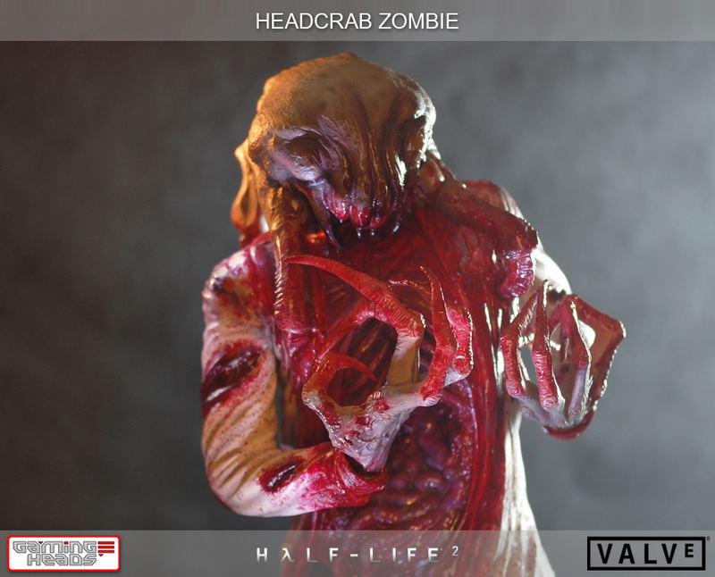 Gaming Heads Statue Half-Life: Headcrab Zombie image 5