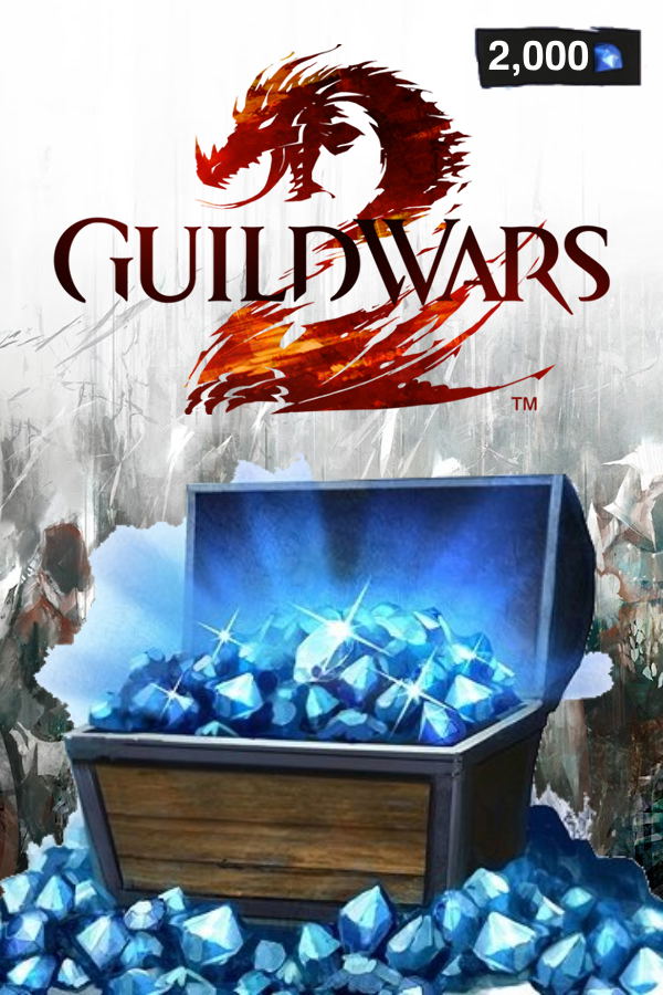Guild Wars 2 Gem Card (2000 Gems) <span class="ext ext_Official Website">Official Website</span> <span class="ext ext_digital">digital</span> image 1