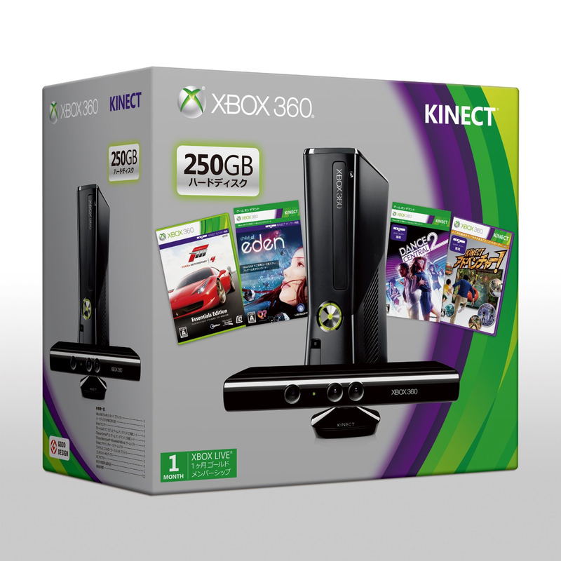Xbox 360 Console (250GB) + Kinect [Premium Set] image 1