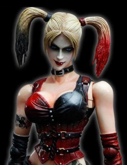Batman Arkham City Play Arts Kai Non Scale Pre-Painted Action Figure: Harley Quinn image 2