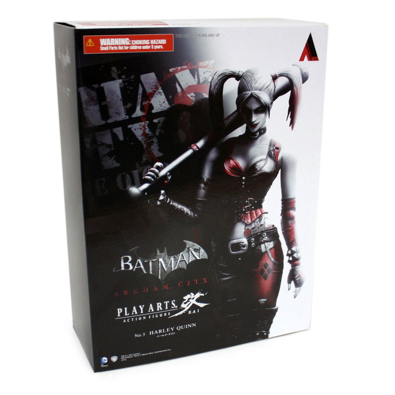 Batman Arkham City Play Arts Kai Non Scale Pre-Painted Action Figure: Harley Quinn image 3