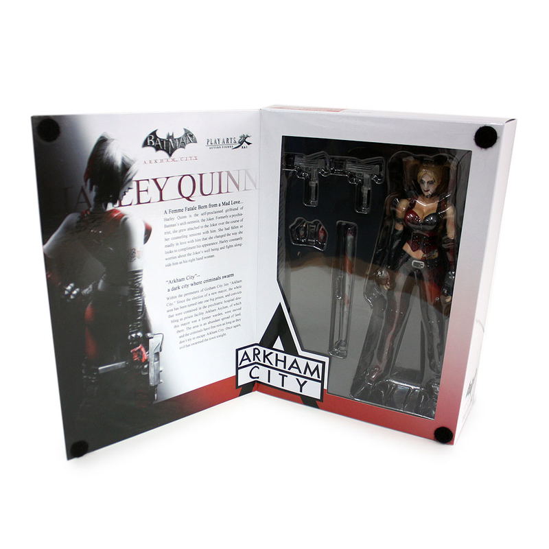 Batman Arkham City Play Arts Kai Non Scale Pre-Painted Action Figure: Harley Quinn image 5