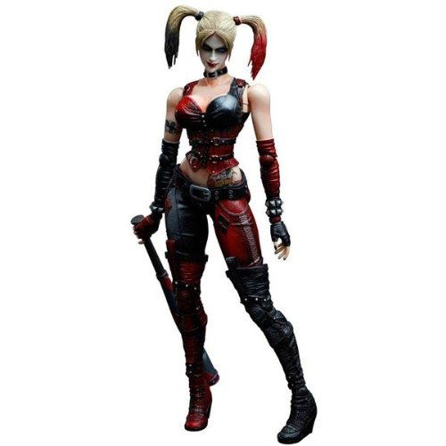 Batman Arkham City Play Arts Kai Non Scale Pre-Painted Action Figure: Harley Quinn image 1