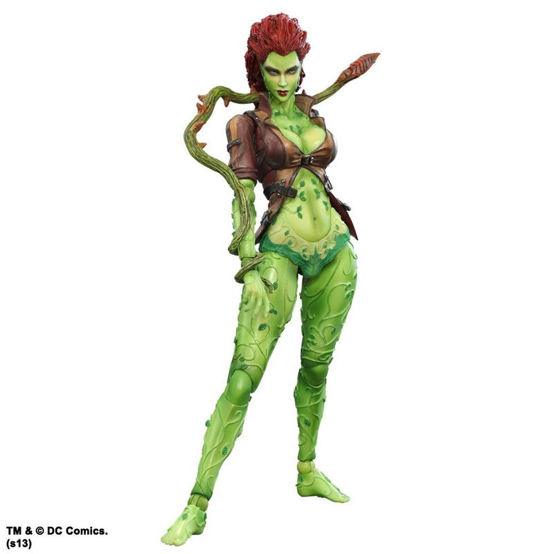 Batman Arkham City Play Arts Kai Non Scale Pre-Painted PVC Figure: Poison Ivy image 1