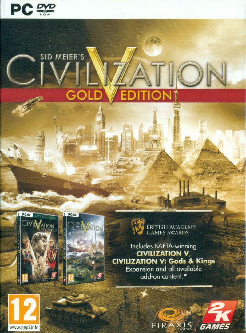 Sid Meier's Civilization V: Gold Edition (DVD-ROM) image 1