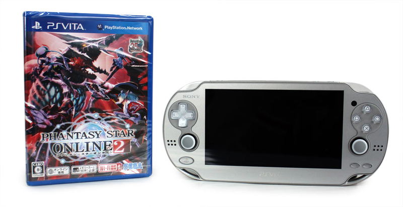 PSVita PlayStation Vita - Wi-Fi Model (Ice Silver) [Phantasy Star Online 2 Limited Bundle] image 2