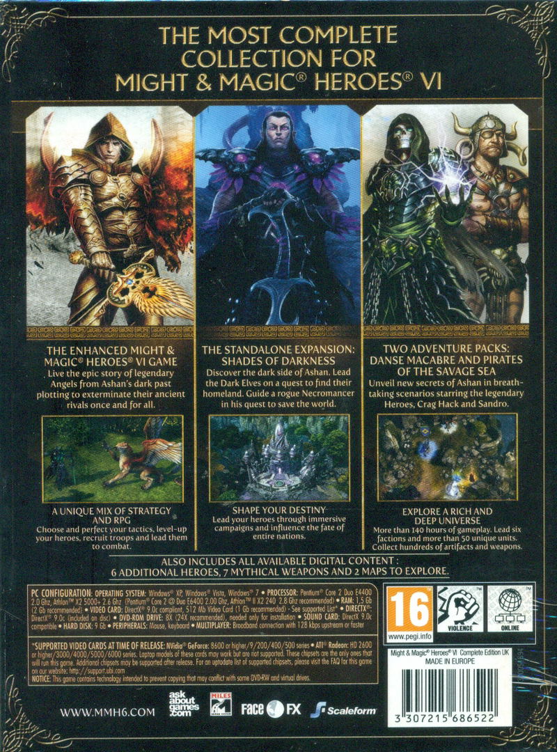 Might & Magic Heroes VI (Complete Edition) (DVD-ROM) އަށް Windows