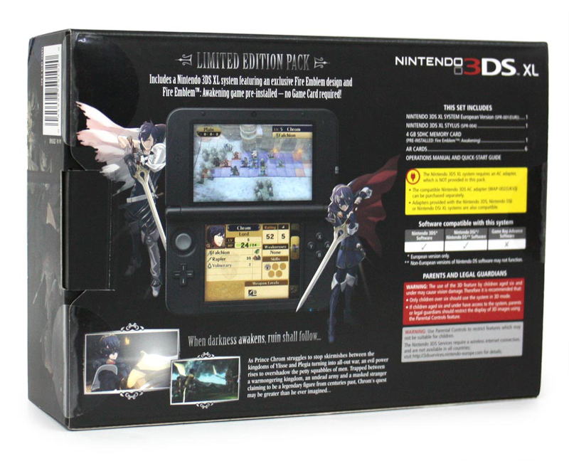 Nintendo 3DS XL (with Fire Emblem: Awakening Blue Pre-Installed Limited Edition Pack) image 2