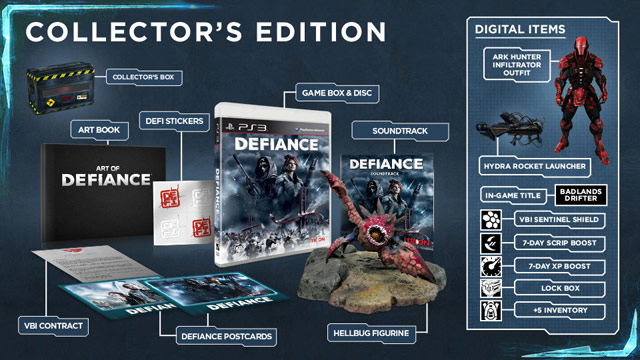 [希少]Insomnia ／DEFIANCE(3CD box set) Defiance (Collector's Edition) for PlayStation 3