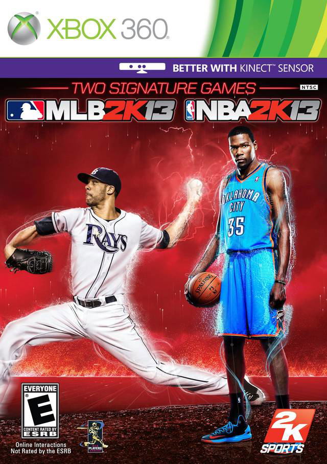 NBA 2K13/MLB 2K13 Combo Pack for Xbox360, Kinect