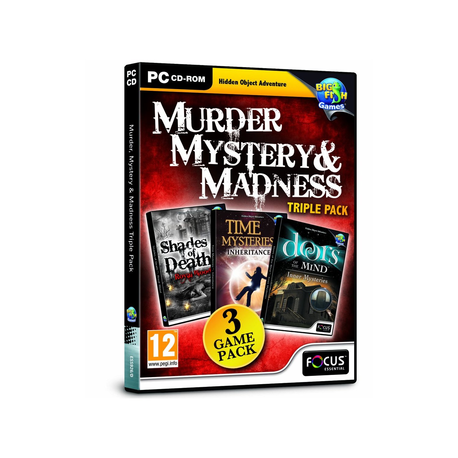 Murder, Mystery & Madness Triple Pack (DVD-ROM) — Import Game Deal