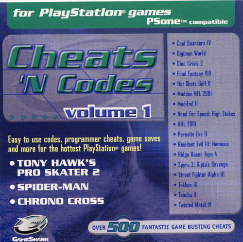 Cheats 'N Codes CD Vol. 1 image 1