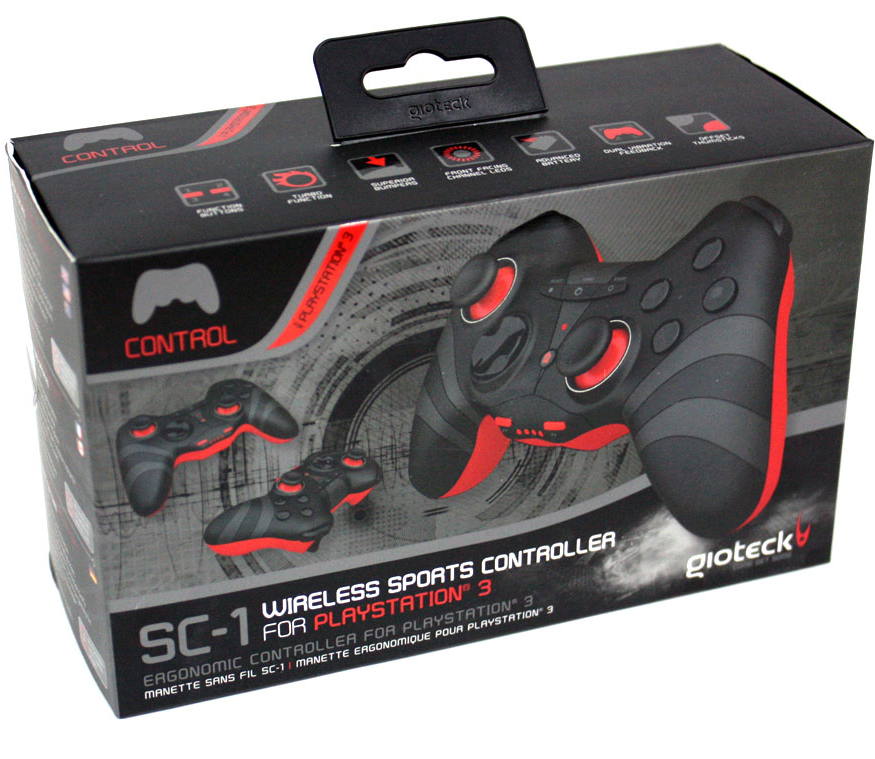 Gioteck SC-1 Wireless Controller for Windows, PlayStation 3