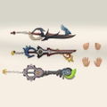 Kingdom Hearts 3D Dream Drop Distance Play Arts Kai Non Scale Pre-Painted Figure: Riku thumbnail 7