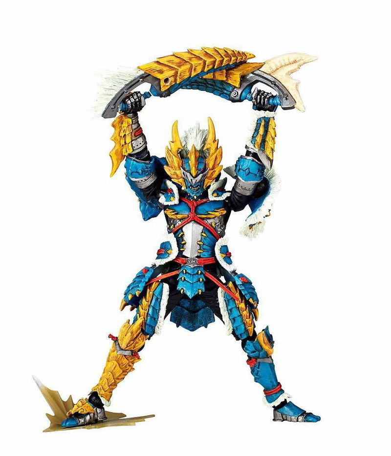 Revoltech Yamaguchi No.133 Series - Monster Hunter: Hunter Swordsman Zinogre image 3