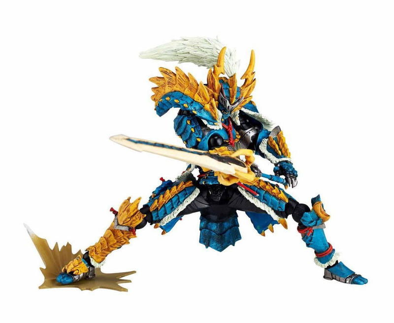 Revoltech Yamaguchi No.133 Series - Monster Hunter: Hunter Swordsman Zinogre image 1