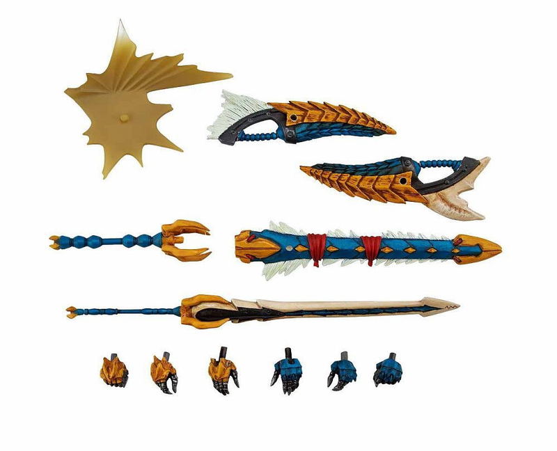 Revoltech Yamaguchi No.133 Series - Monster Hunter: Hunter Swordsman Zinogre image 8