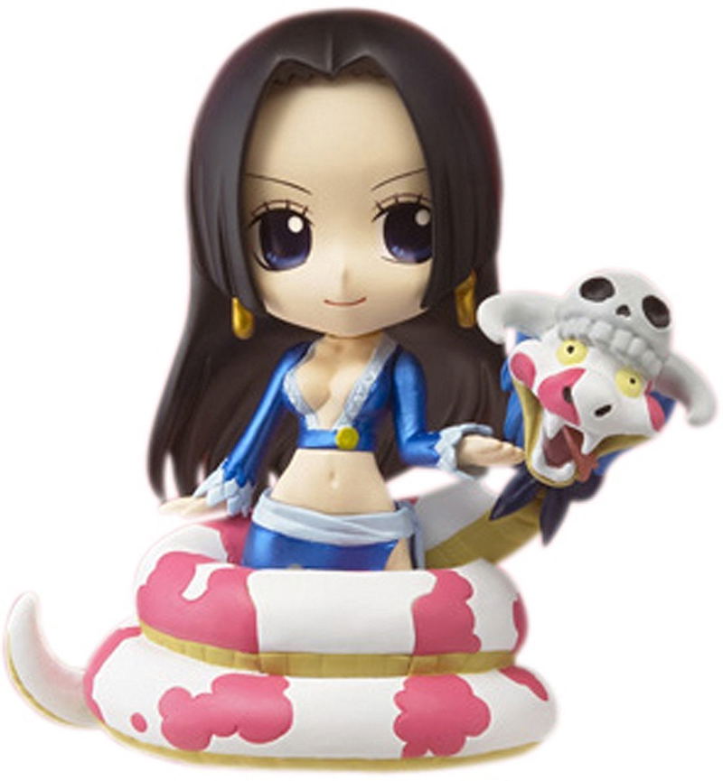 Chibi Arts One Piece Non Scale Pre-Painted PVC Figure: Boa Hancock with Salome Ver. image 1
