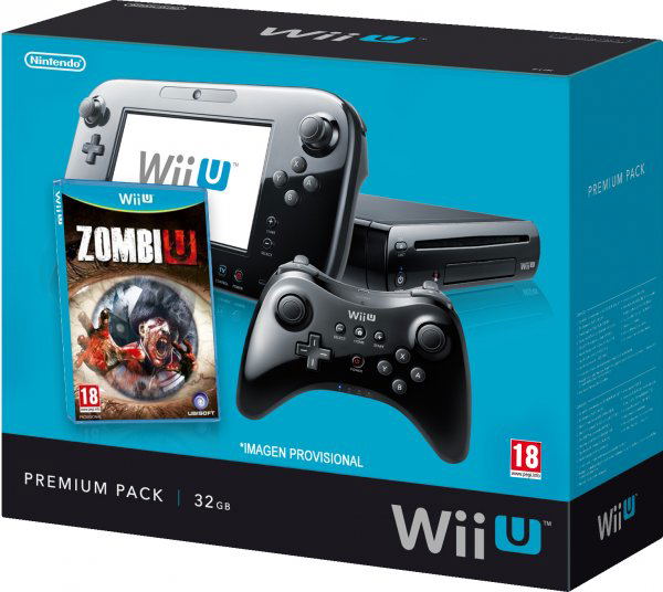 Nintendo Wii U - ZombiU Premium Pack (32GB Black Limited Edition) image 1