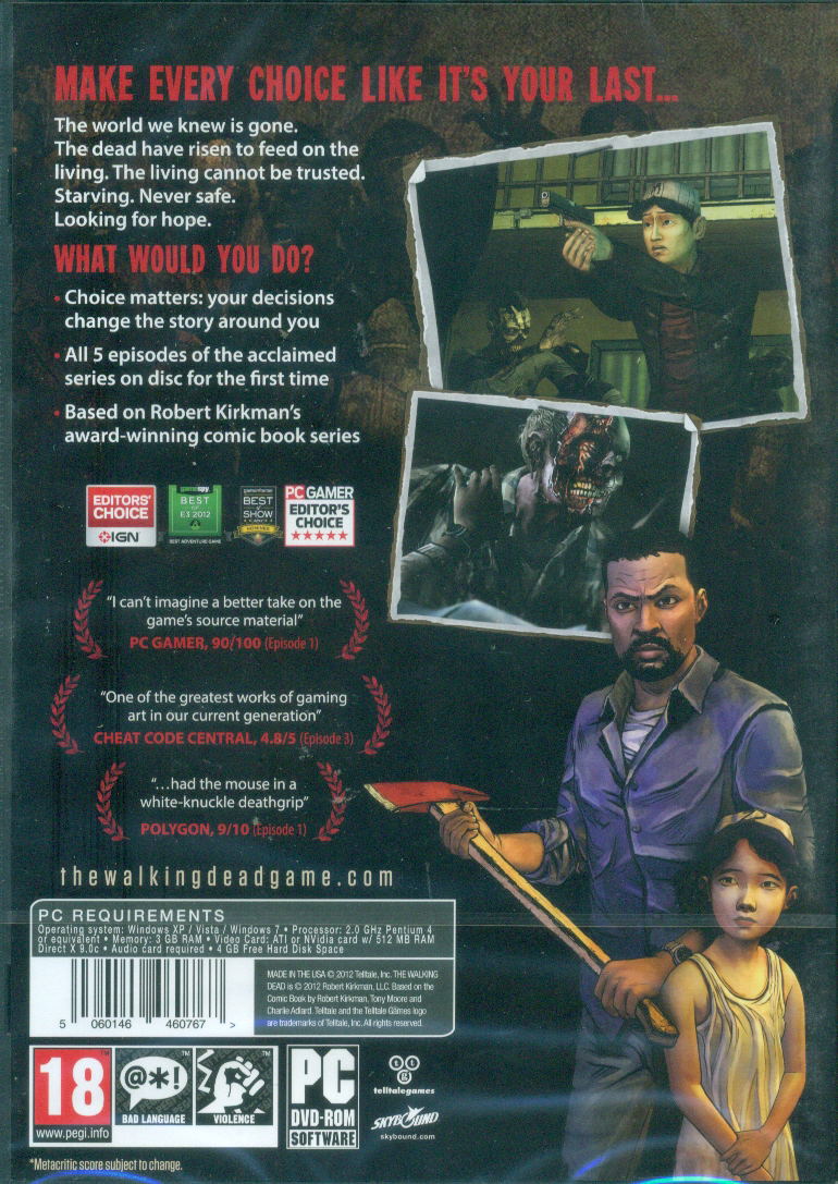 The Walking Dead - A TellTale Games Series (DVD-ROM) image 2