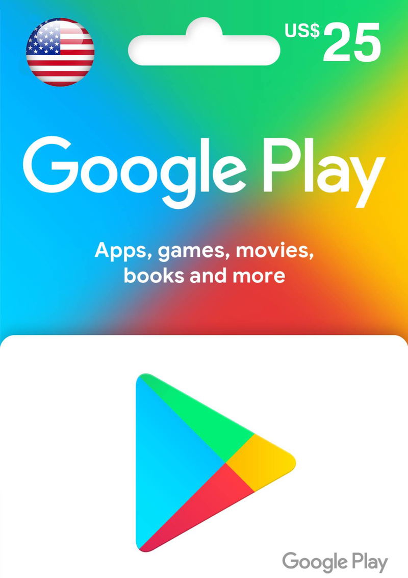 Google Play USD 25 Gift Card | US Account <span class="ext ext_digital">digital</span> image 1