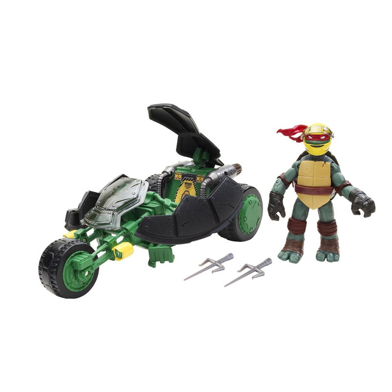Teenage Mutant Ninja Turtles Basic: Ninja Stealth Bike with Raphael image 1