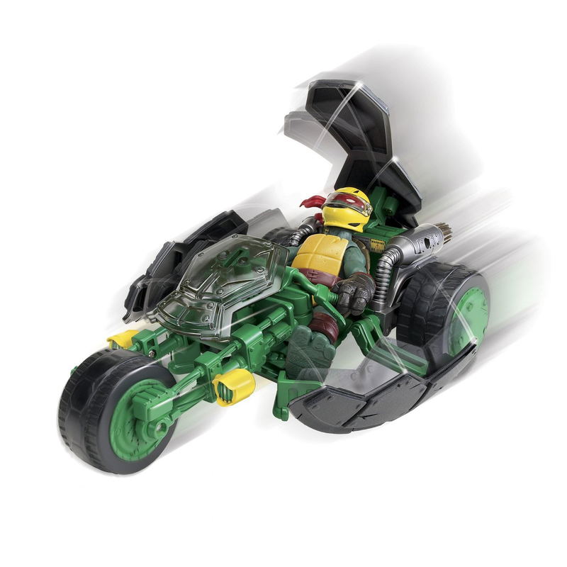 Teenage Mutant Ninja Turtles Basic: Ninja Stealth Bike with Raphael image 2