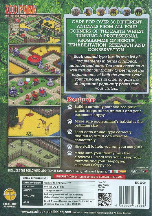 Zoo Park: Run Your Own Animal Sanctuary (DVD-ROM) image 2