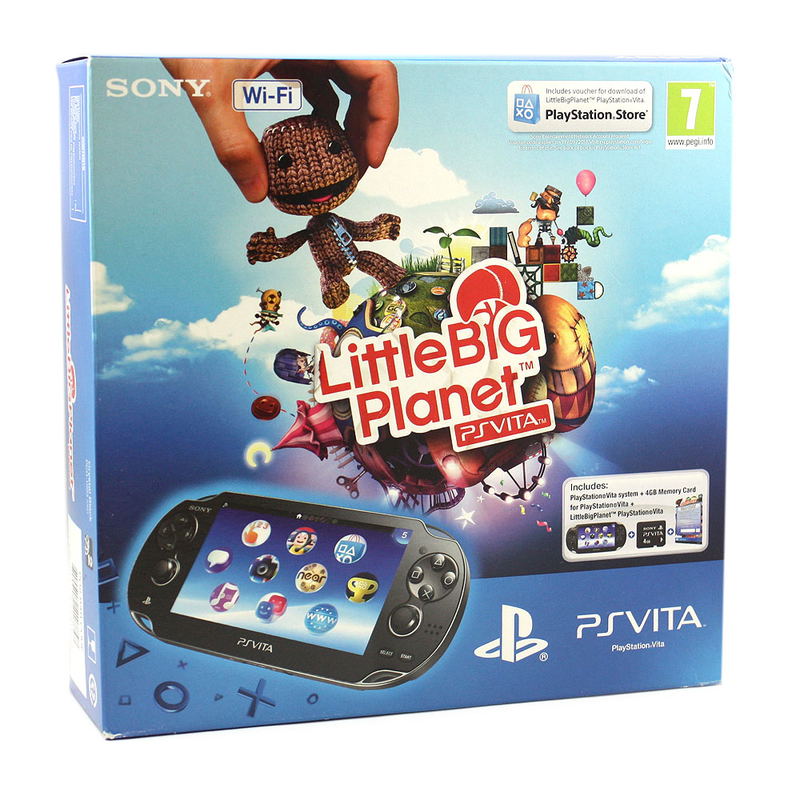 PS Vita PlayStation Vita - LittleBigPlanet Wi-Fi Model (Black) image 1