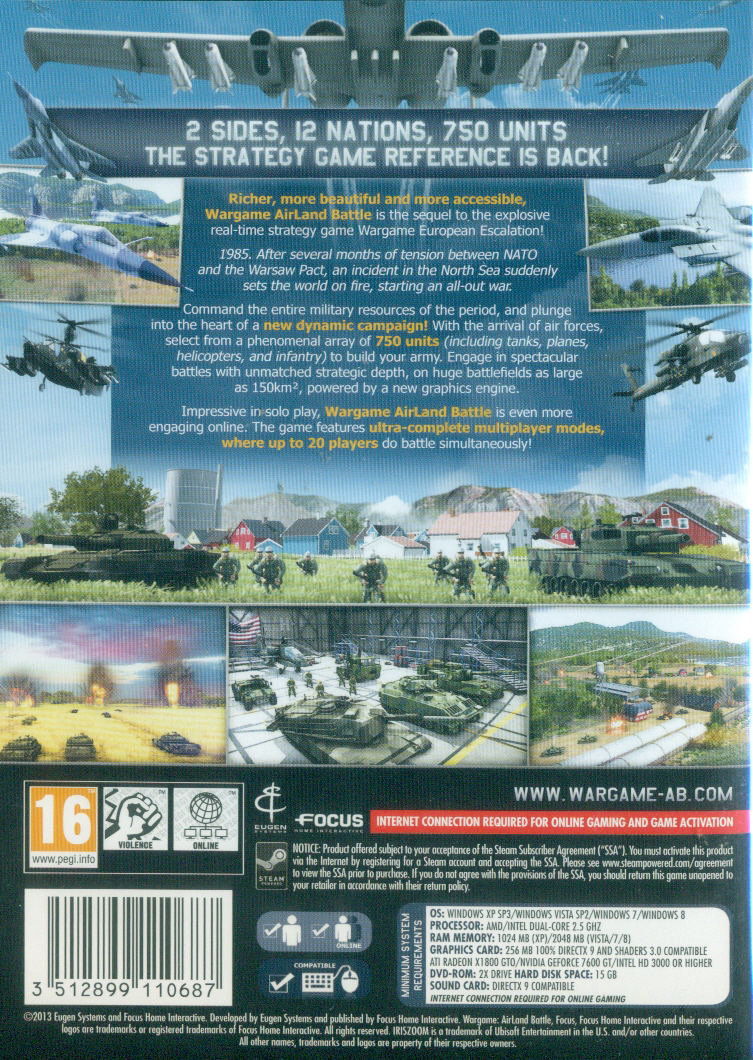 Wargame: AirLand Battle (DVD-ROM) image 2