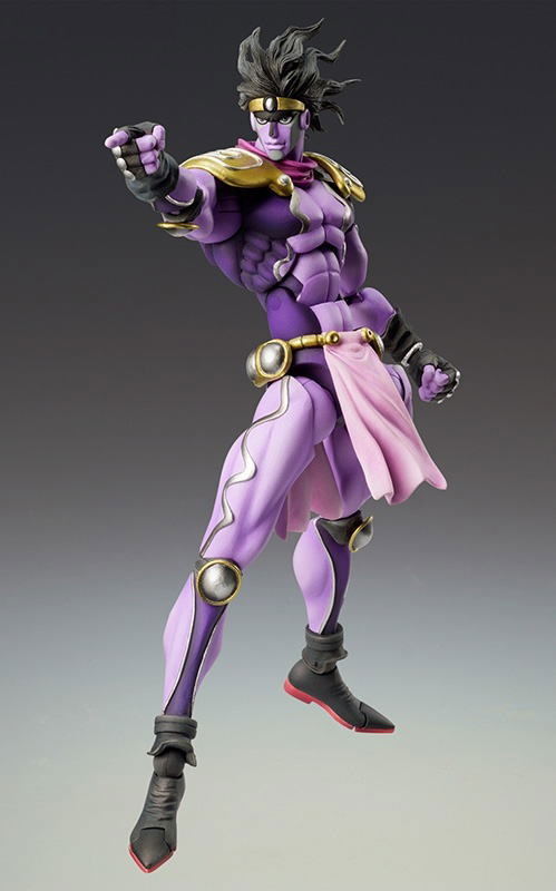 Super Figure JoJo's Bizarre Adventure Part III No. 55 Non Scale Pre-Painted PVC Figure: Star Platinum Third [Hirohiko Araki Specify Color] image 1