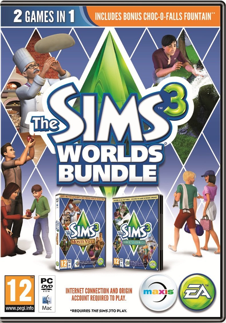 The Sims 3 Worlds Bundle (DVD-ROM) image 1