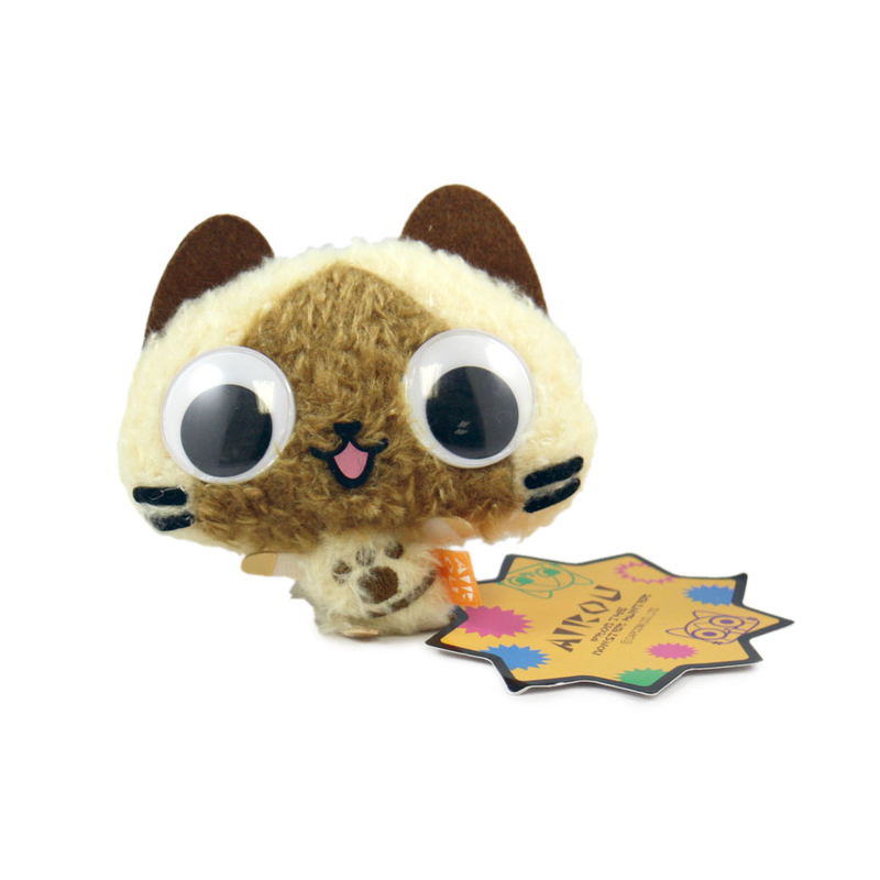 Capcom Monster Hunter Airou Kyoro-Kyoro Mascot Key Ring: Airou image 1